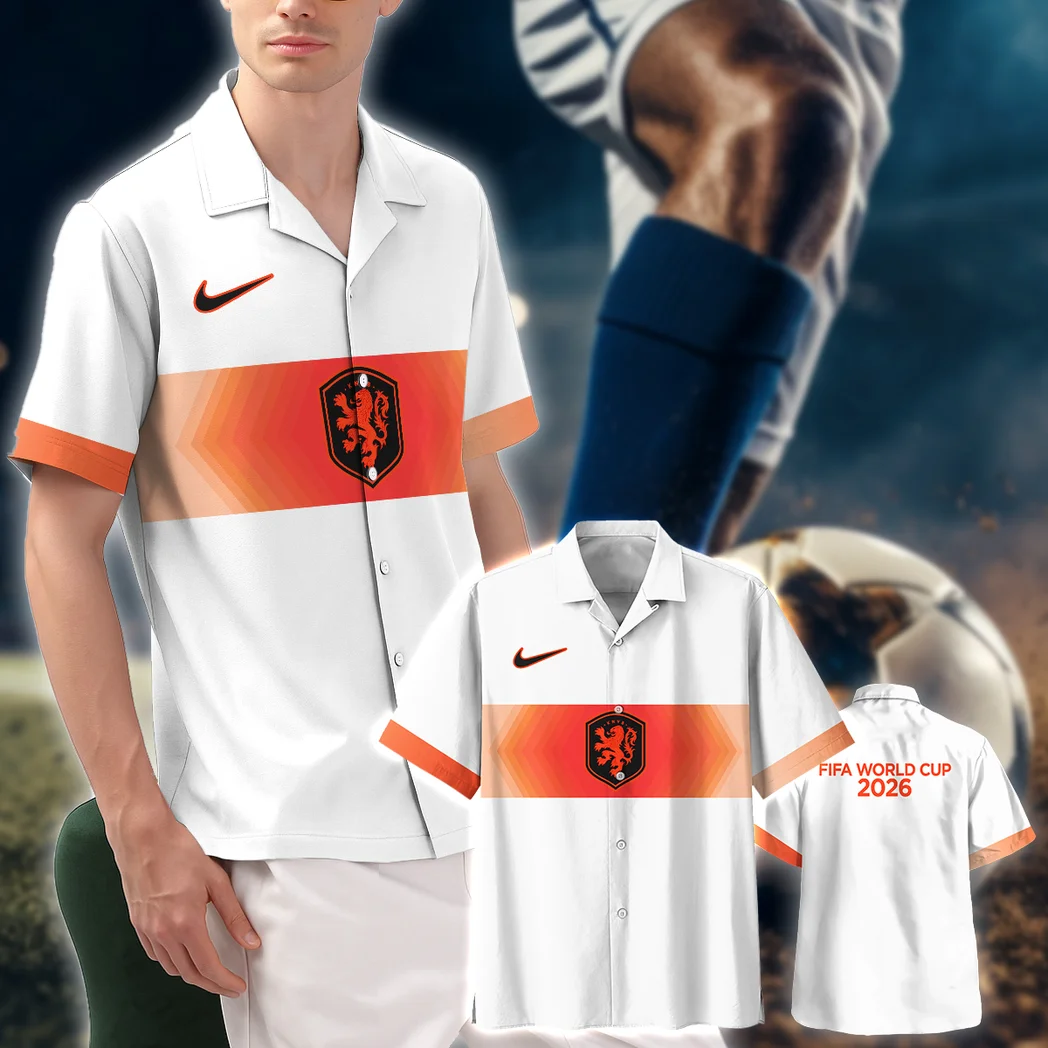 Netherlands FIFA World Cup 2026 Hawaiian Shirt, Summer Match Button Shirt HVN1551NE
