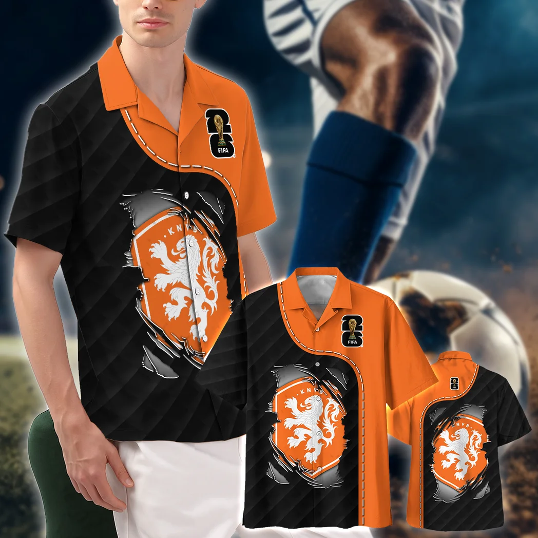 Netherlands Hawaiian Shirt FIFA World Cup 26 Limited Edition, Sport Pride Button Shirt HVN1584NE