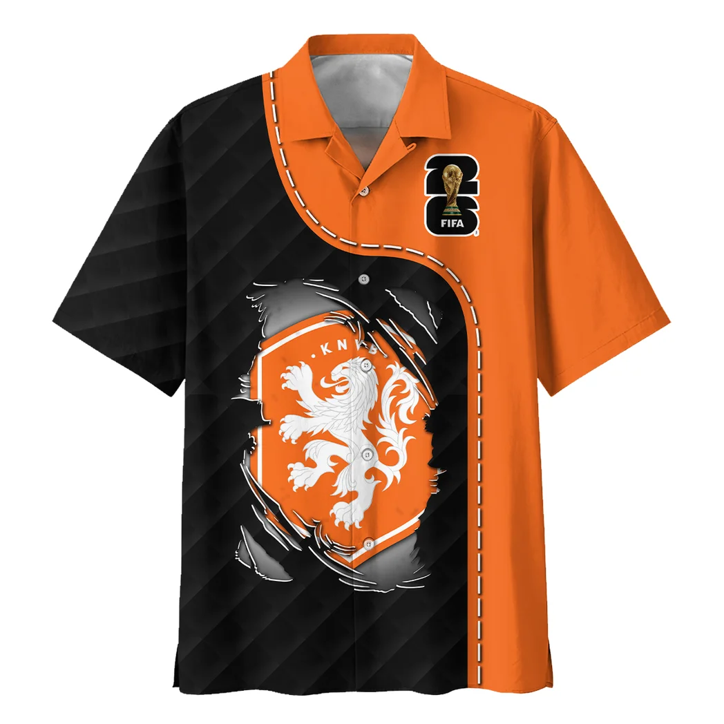 Netherlands Hawaiian Shirt FIFA World Cup 26 Limited Edition, Sport Pride Button Shirt HVN1584NE