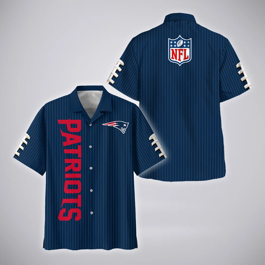 New England Patriots Hawaiian Shirt, Everyday Spirit Button Shirt HVN1424NP