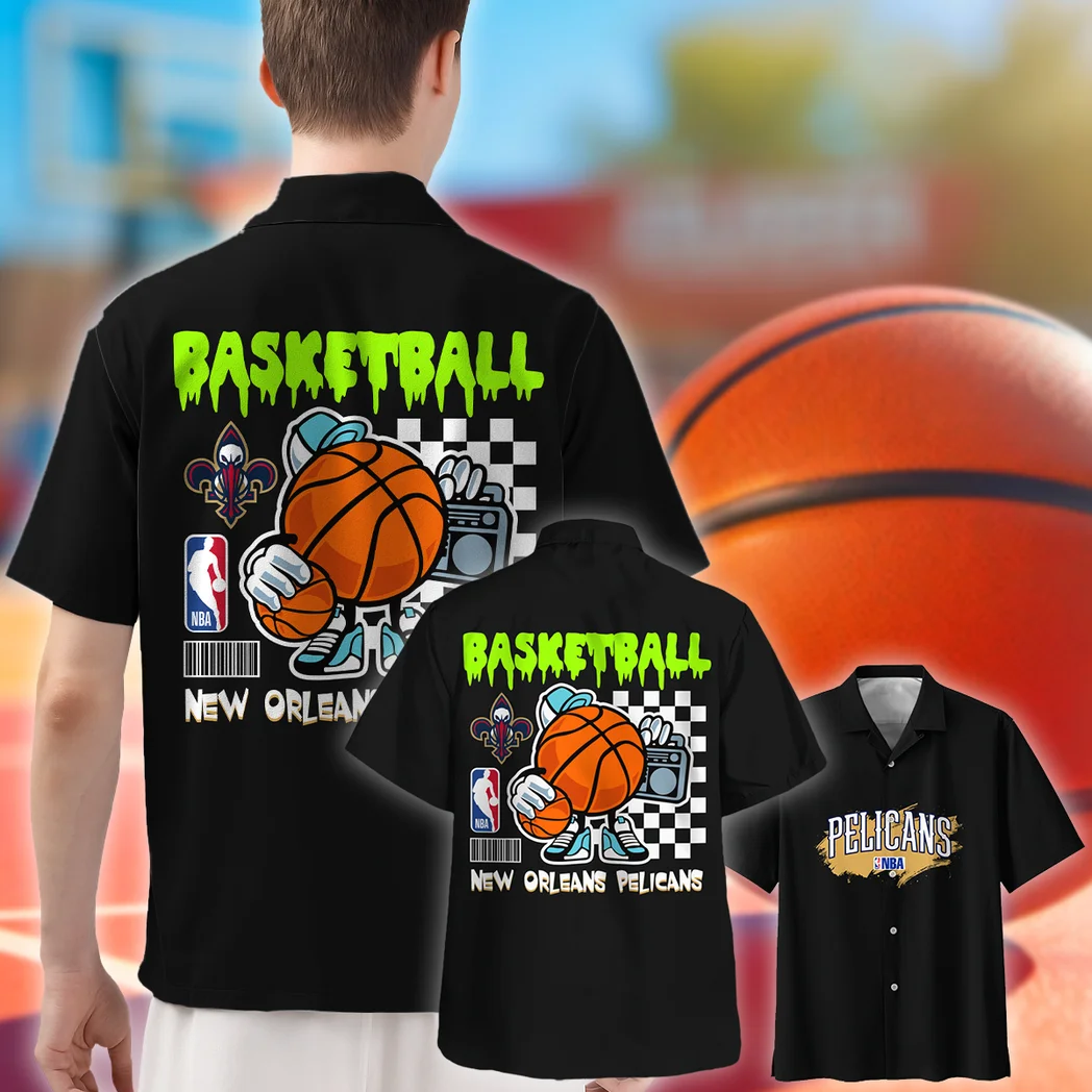 New Orleans Pelicans Hawaiian Shirt Exclusive Logo, Sport Passion Button Shirt HVN1531NOP