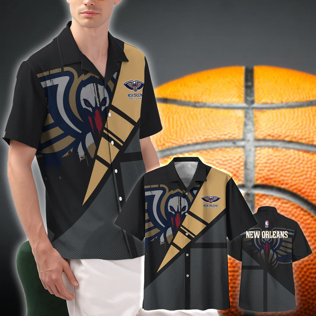 New Orleans Pelicans Hawaiian Shirt Fan Edition Design, Sport Passion Button Shirt HVN1578NOP