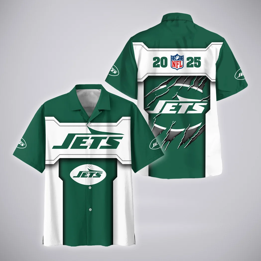 New York Jets Hawaiian Shirt, True Supporter Button Shirt HVN1421NJ