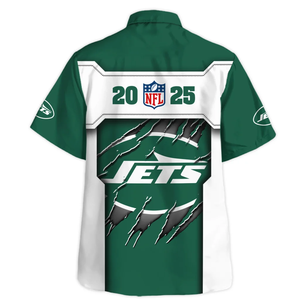 New York Jets Hawaiian Shirt, True Supporter Button Shirt HVN1421NJ