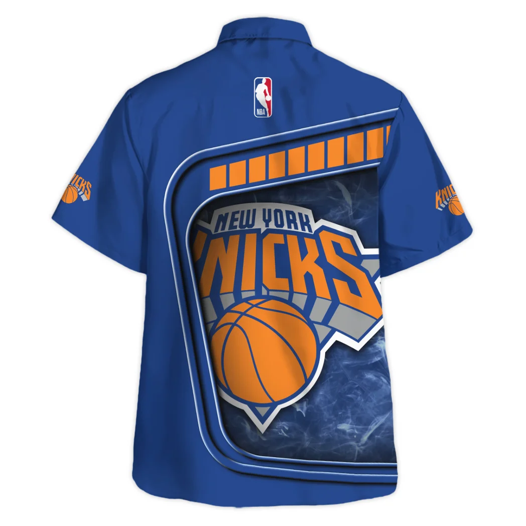 New York Knicks Hawaiian Shirt Excluisve Logo, Victory Spirit Button Shirt HVN1527NYK