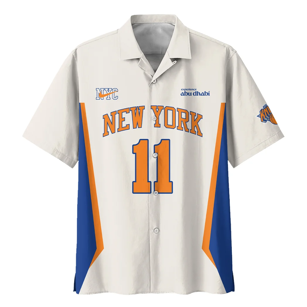 New York Knicks Hawaiian Shirt Exclusive Logo, Sport Pride Button Shirt HVN1533NYK