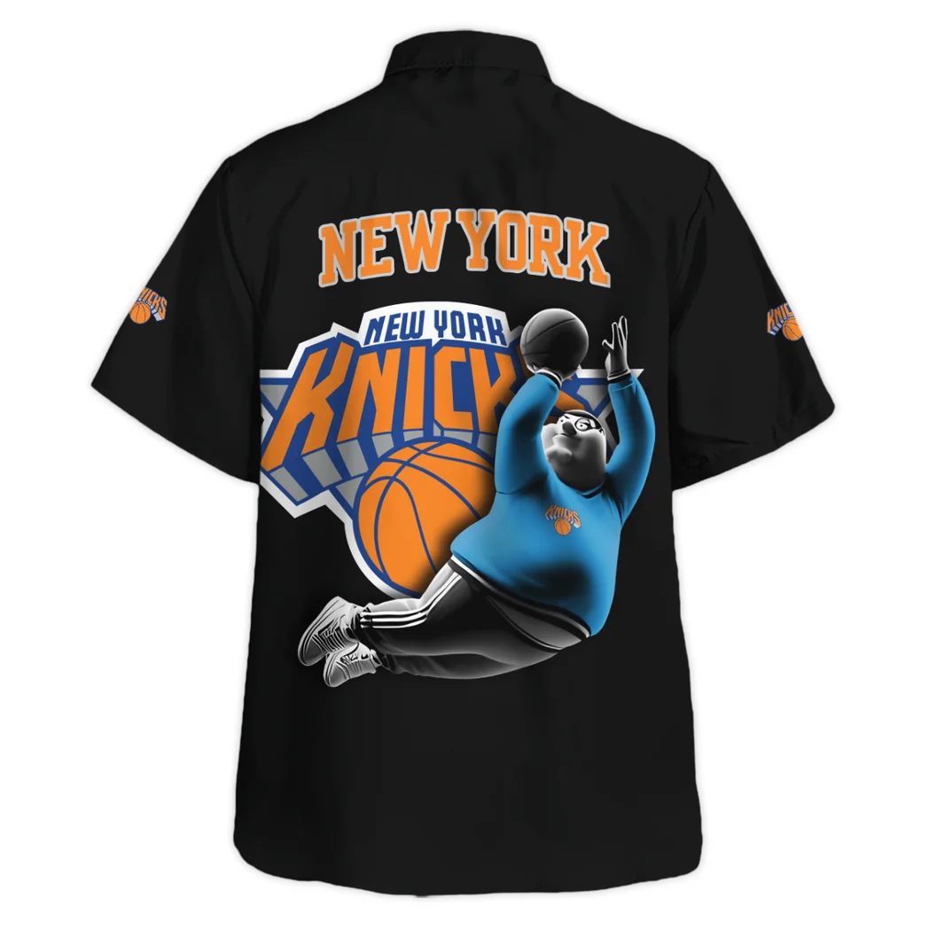 New York Knicks Hawaiian Shirt Exclusive Logo, Stadium Energy Button Shirt HVN1530NYK