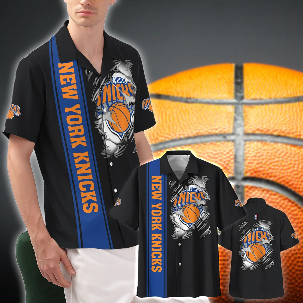 New York Knicks Hawaiian Shirt Fan Edition Design, Celebration Spirit Button Shirt HVN1579NYK
