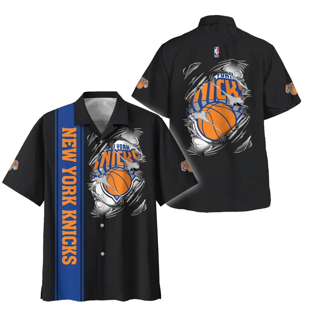 New York Knicks Hawaiian Shirt Fan Edition Design, Celebration Spirit Button Shirt HVN1579NYK