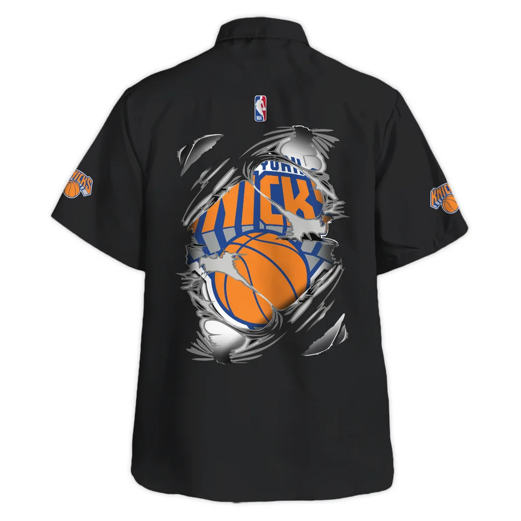 New York Knicks Hawaiian Shirt Fan Edition Design, Celebration Spirit Button Shirt HVN1579NYK