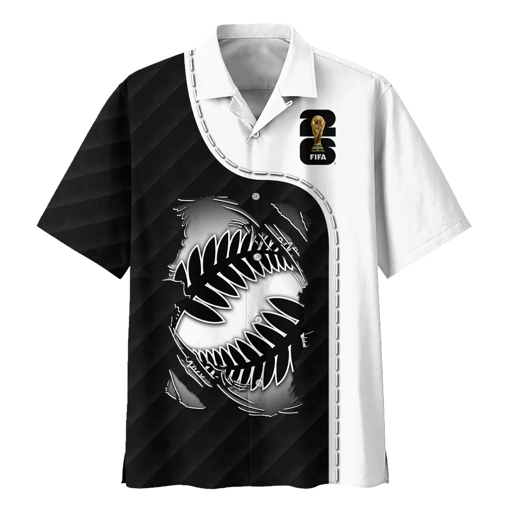New Zealand Hawaiian Shirt FIFA World Cup 26 Limited Edition, Classic Fan Button Shirt HVN1584NZ
