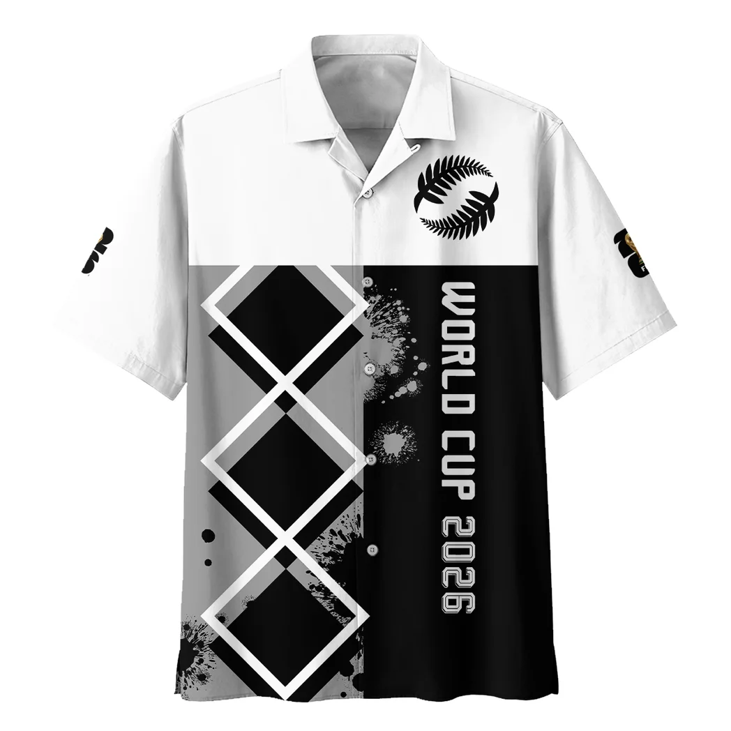 New Zealand Hawaiian Shirt FIFA World Cup 26 Limited Edition, Match Day Button Shirt HVN1589NZ