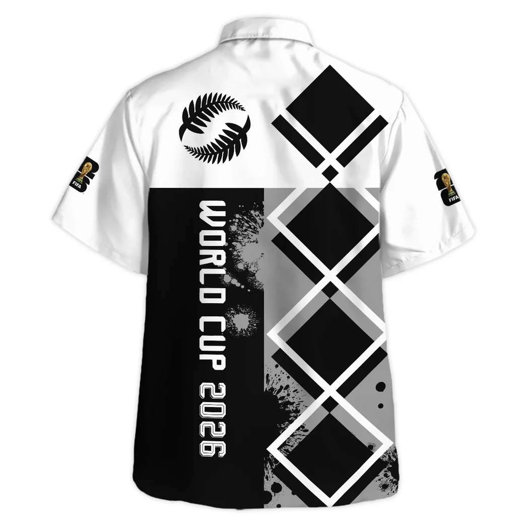 New Zealand Hawaiian Shirt FIFA World Cup 26 Limited Edition, Match Day Button Shirt HVN1589NZ