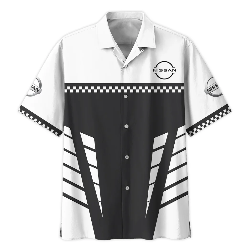 Nissan Hawaiian Shirt, Custom Garage Button Shirt HVN1385NI