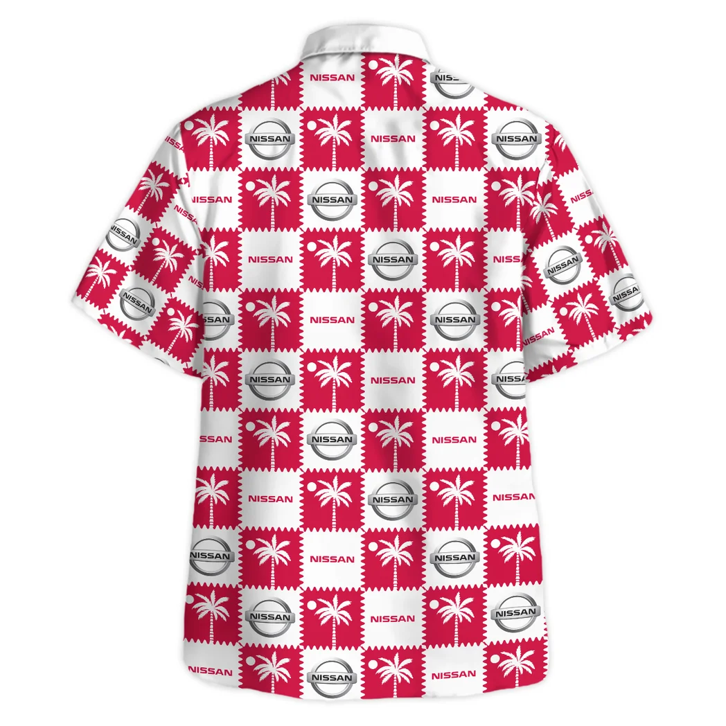 Nissan Hawaiian Shirt Logo Exclusive, Motor Culture Button Shirt HVN1540NI