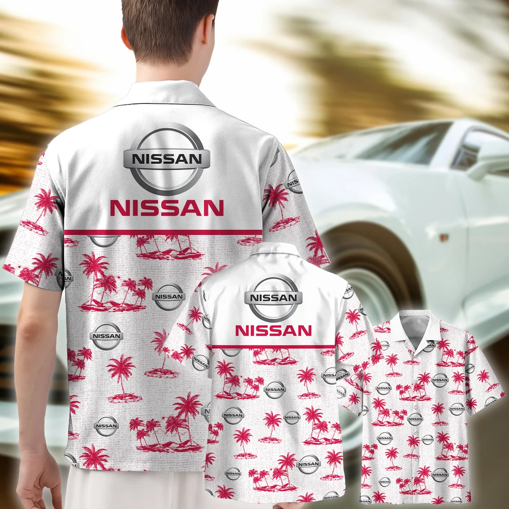 Nissan Hawaiian Shirt Tropical Style, Speed Legend Button Shirt HVN1536NI