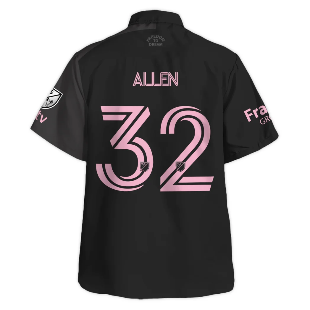 Noah Allen Inter Miami Hawaiian Shirt Champions MLS 2025, Celebration Style Button Shirt HVN1420NA
