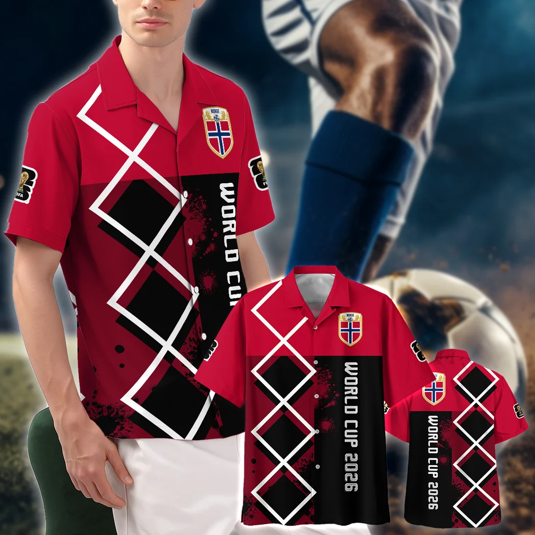 Norway Hawaiian Shirt FIFA World Cup 26 Limited Edition, Fan Vibe Button Shirt HVN1589NO