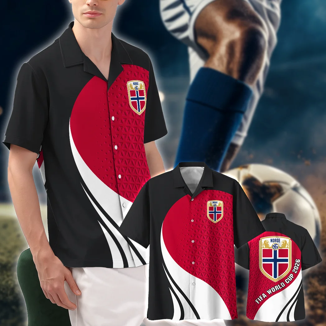 Norway Hawaiian Shirt FIFA World Cup 26 Limited Edition, Stadium Energy Button Shirt HVN1583NO