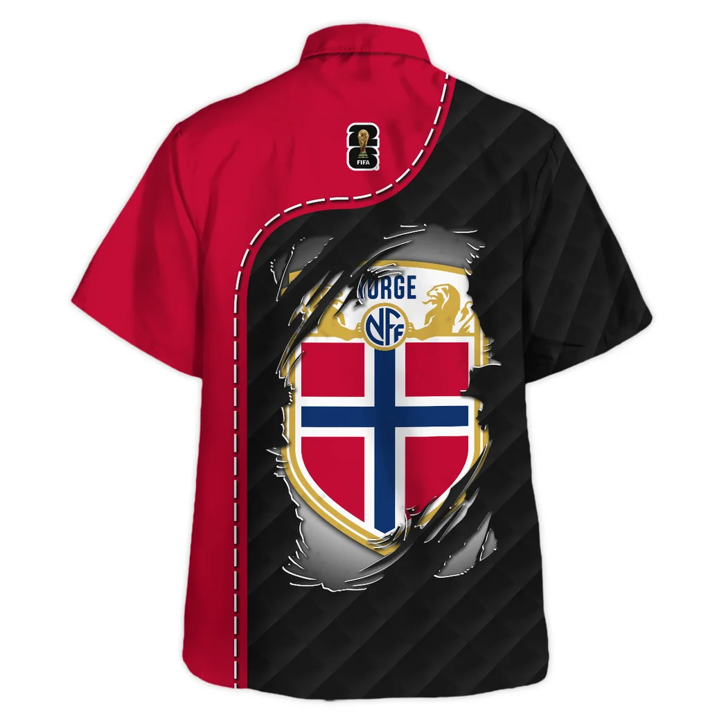 Norway Hawaiian Shirt FIFA World Cup 26 Limited Edition, Victory Spirit Button Shirt HVN1584NO