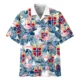 Norway Hawaiian Shirt FIFA World Cup 26 Tropical Style, True Supporter Button Shirt HVN1587NO