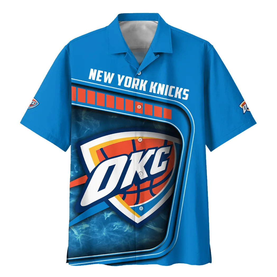 Oklahoma City Thunder Hawaiian Shirt Excluisve Logo, Sport Pride Button Shirt HVN1527OCT