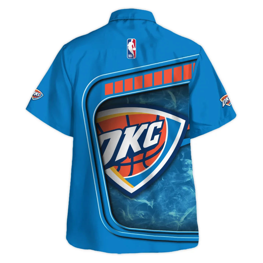 Oklahoma City Thunder Hawaiian Shirt Excluisve Logo, Sport Pride Button Shirt HVN1527OCT