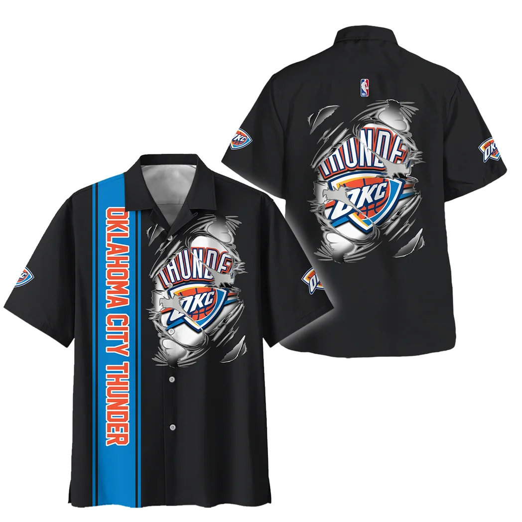 Oklahoma City Thunder Hawaiian Shirt Fan Edition Design, Fan Pride Button Shirt HVN1579OCT