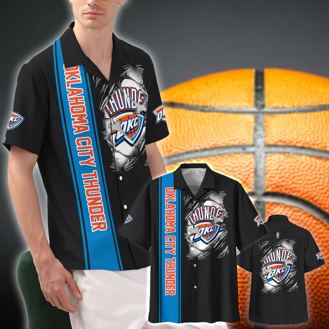 Oklahoma City Thunder Hawaiian Shirt Fan Edition Design, Fan Pride Button Shirt HVN1579OCT