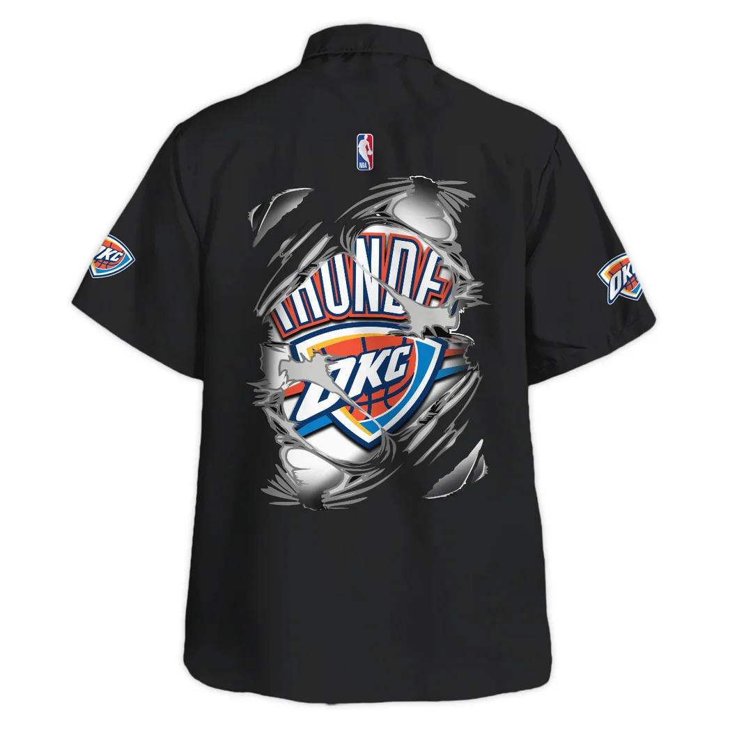 Oklahoma City Thunder Hawaiian Shirt Fan Edition Design, Fan Pride Button Shirt HVN1579OCT