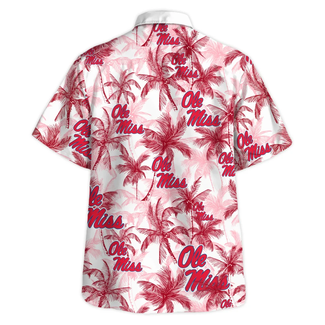 Ole Miss Rebels Hawaiian Shirt Logo Print, Celebration Spirit Button Shirt HVN1468OM