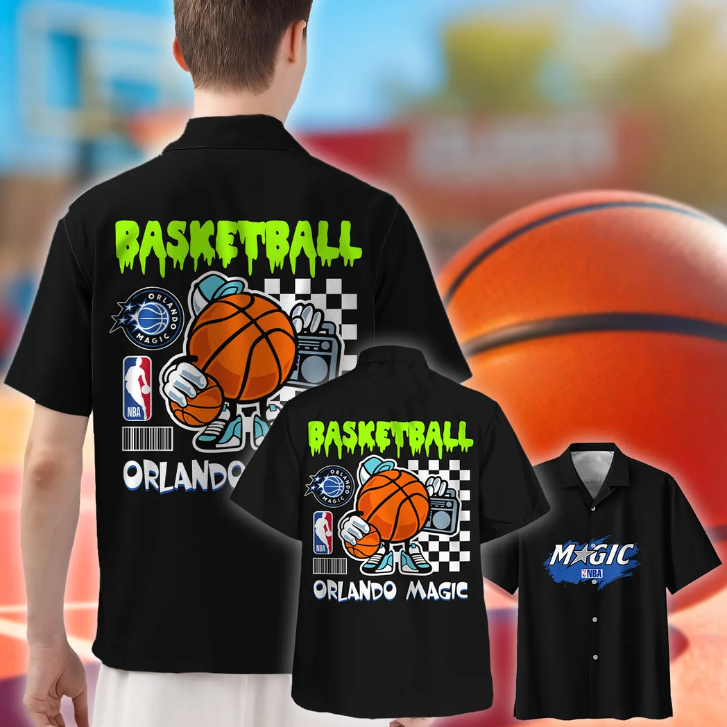 Orlando Magic Hawaiian Shirt Exclusive Logo, Everyday Spirit Button Shirt HVN1531OM