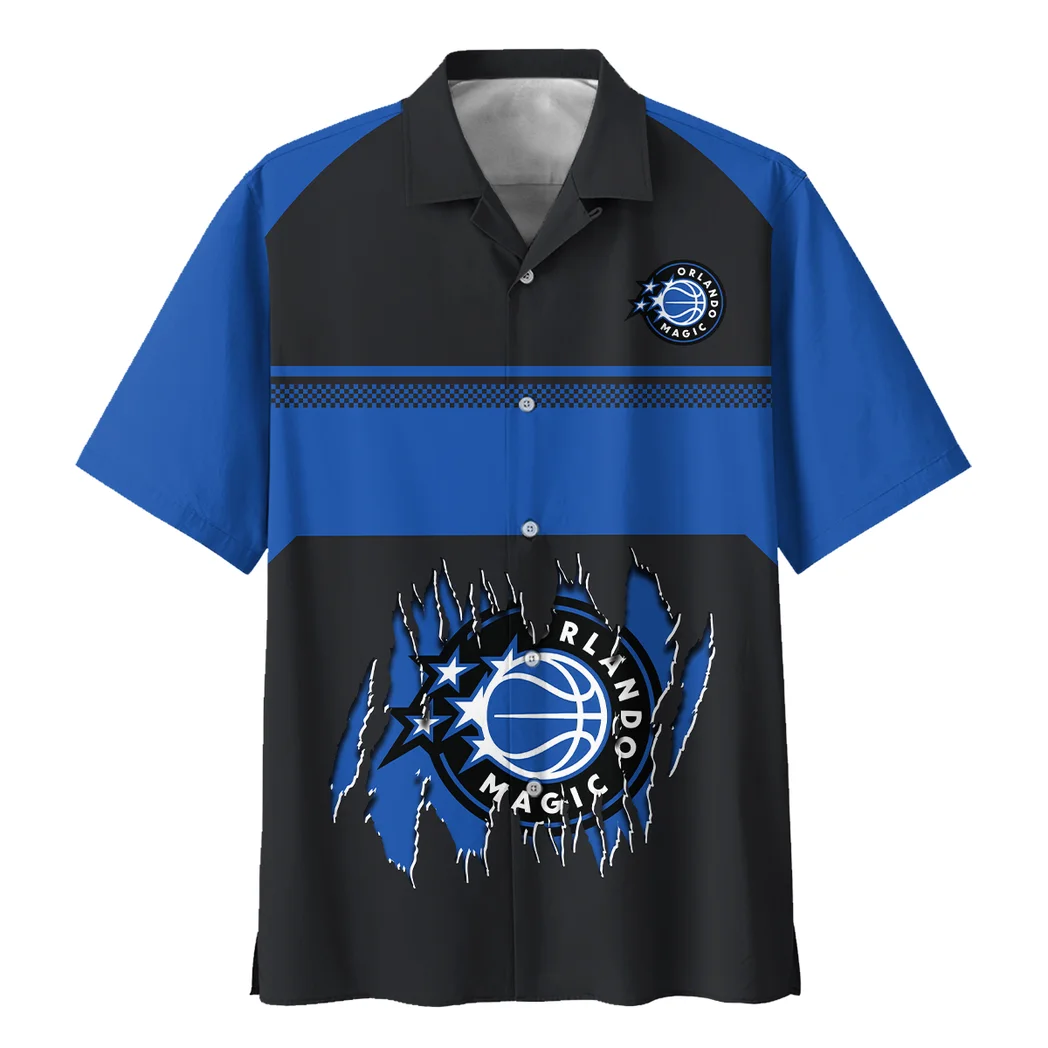 Orlando Magic Hawaiian Shirt Logo Print, Fan Pride Button Shirt HVN1528OM