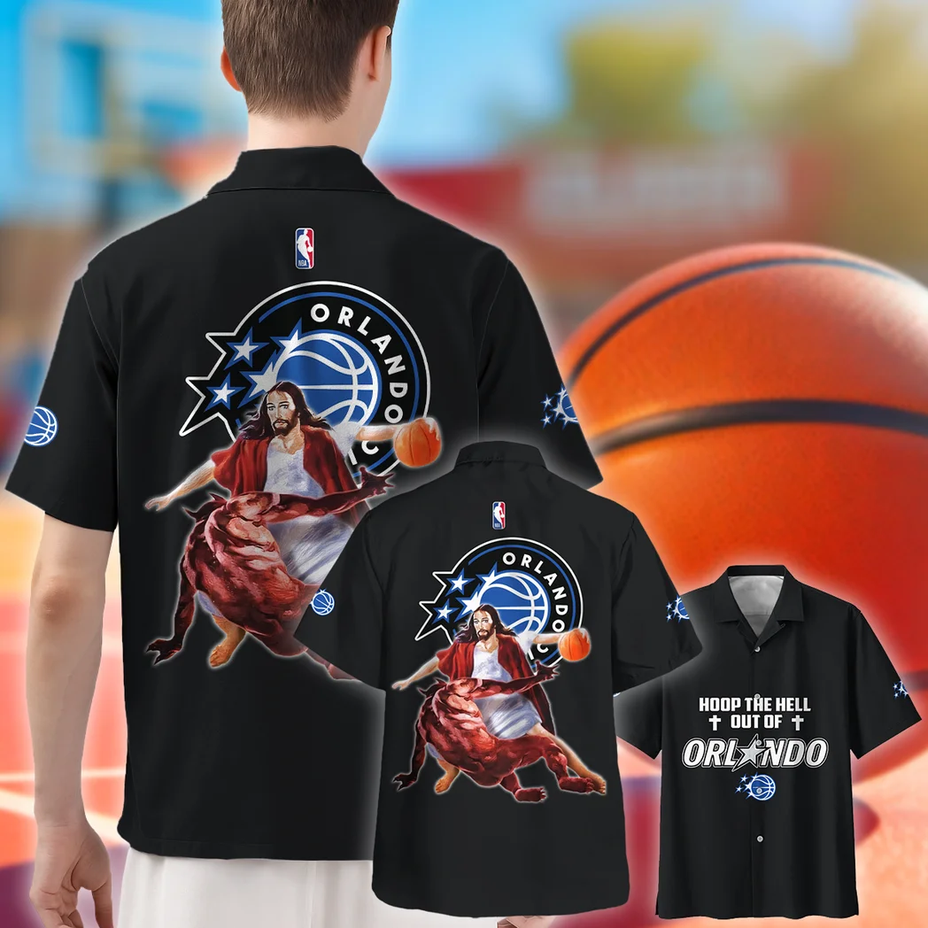 Orlando Magic Hawaiian Shirt Logo Print, Game Day Button Shirt HVN1532OM