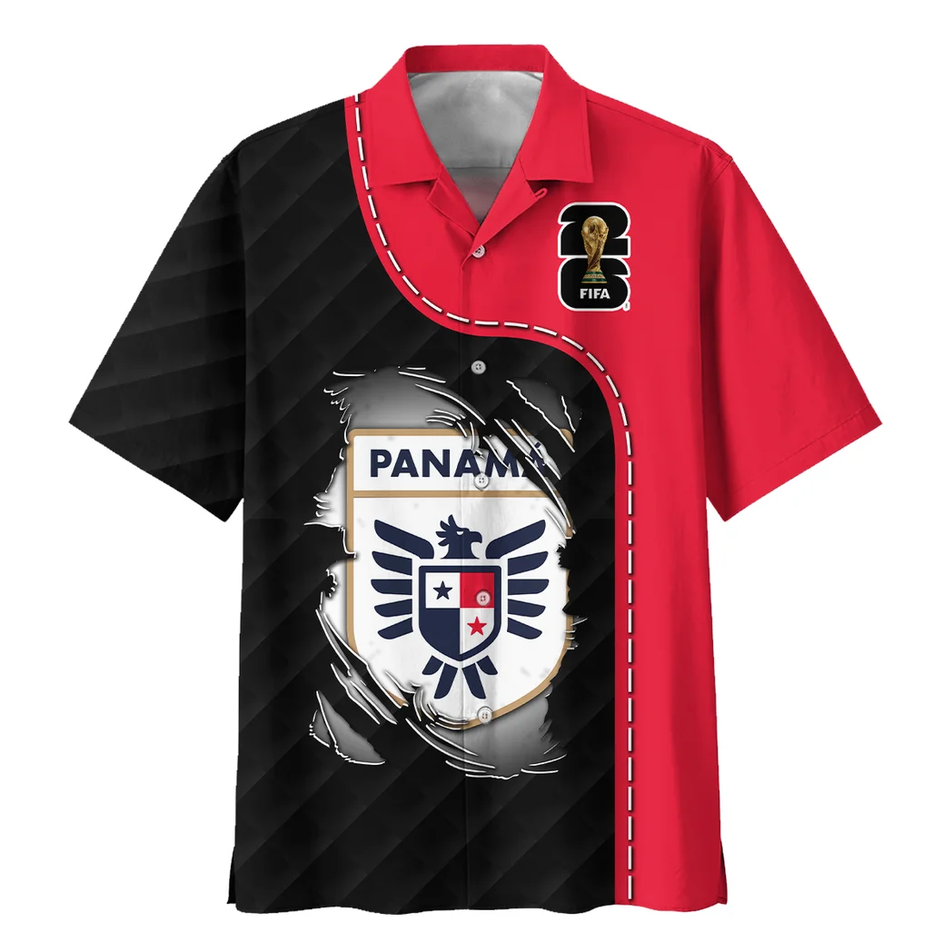 Panama Hawaiian Shirt FIFA World Cup 26 Limited Edition, Summer Match Button Shirt HVN1584PA