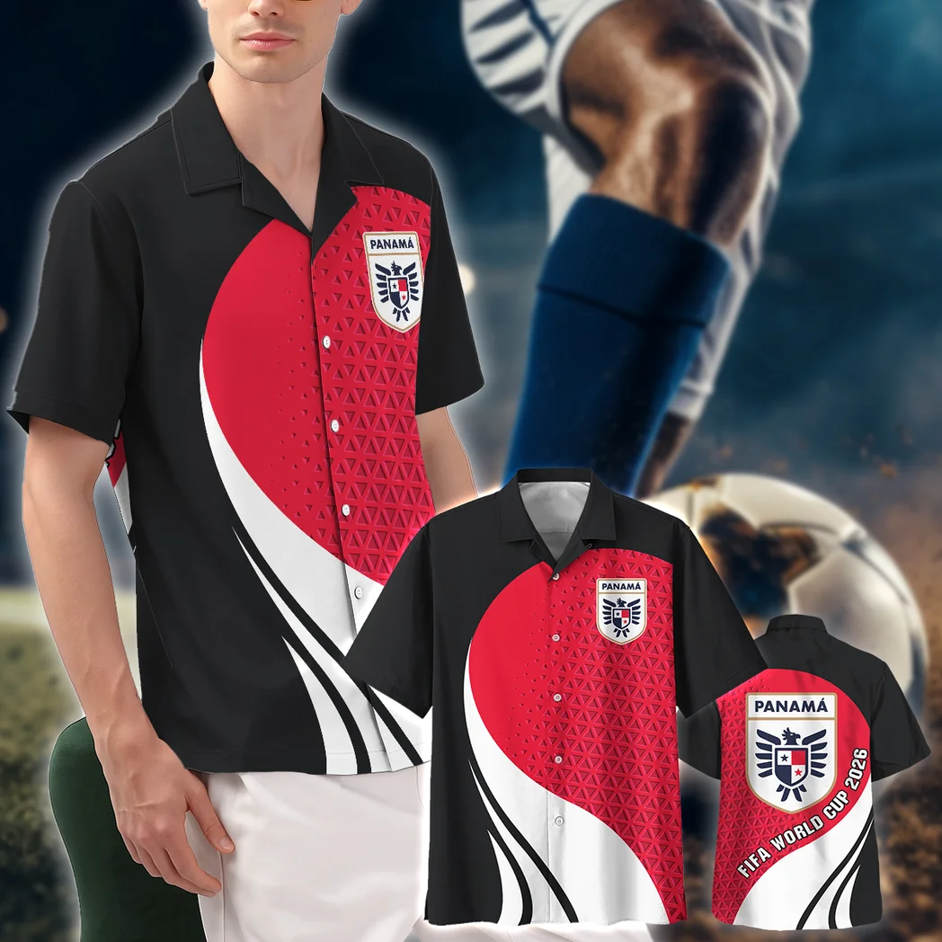 Panama Hawaiian Shirt FIFA World Cup 26 Limited Edition, Tropical Match Day Shirt HVN1583PA