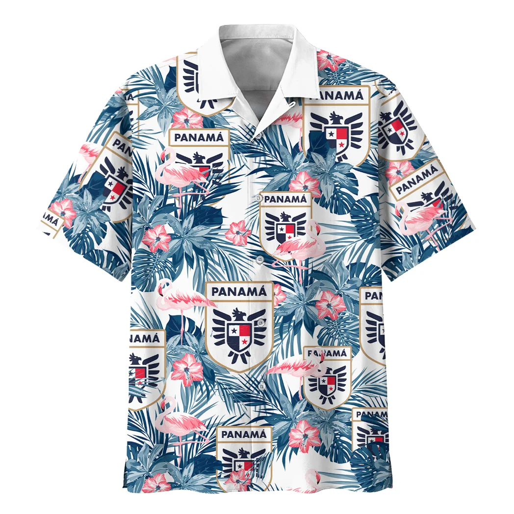 Panama Hawaiian Shirt FIFA World Cup 26 Tropical Style, Tailgate Vibe Button Shirt HVN1587PA