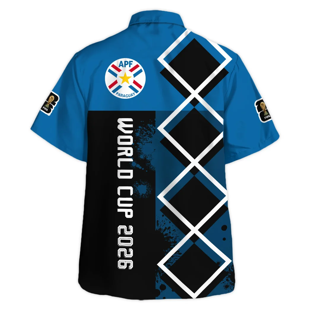 Paraguay Hawaiian Shirt FIFA World Cup 26 Limited Edition, Fan Pride Button Shirt HVN1589PR