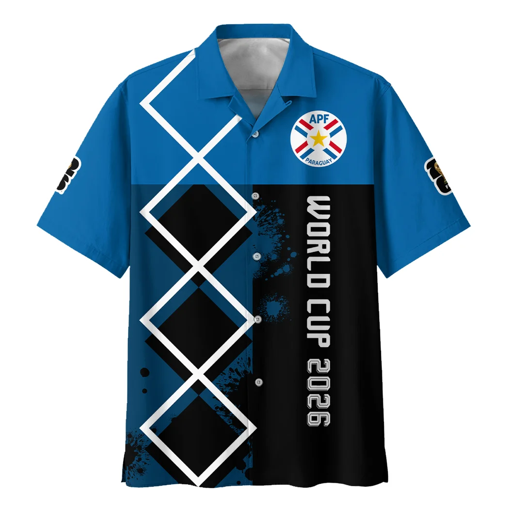 Paraguay Hawaiian Shirt FIFA World Cup 26 Limited Edition, Fan Pride Button Shirt HVN1589PR
