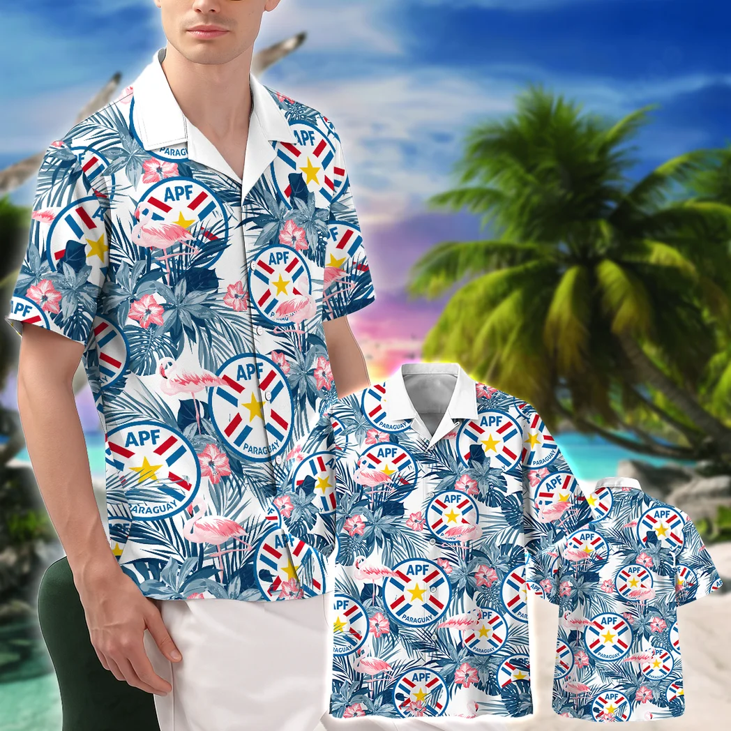 Paraguay Hawaiian Shirt FIFA World Cup 26 Tropical Style, Sport Passion Button Shirt HVN1587PR