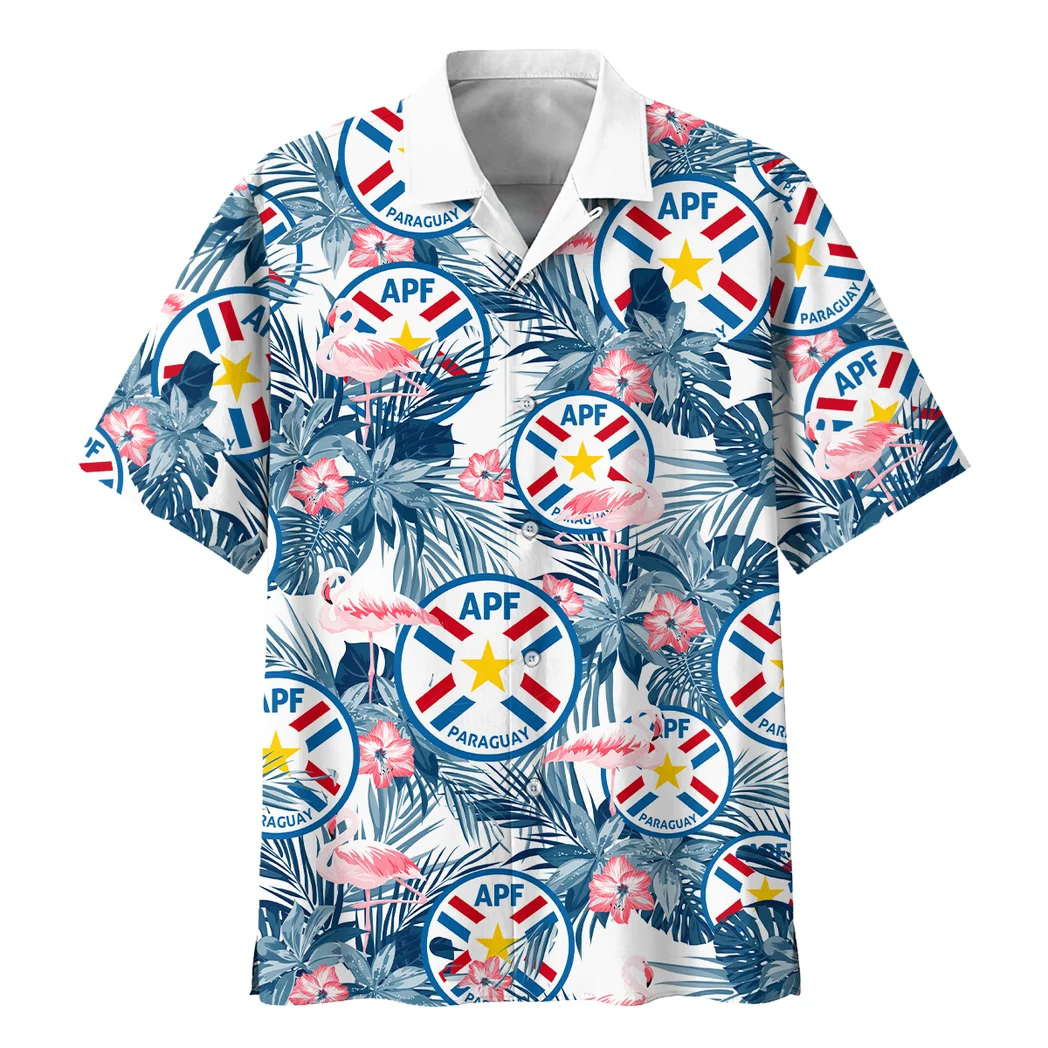 Paraguay Hawaiian Shirt FIFA World Cup 26 Tropical Style, Sport Passion Button Shirt HVN1587PR