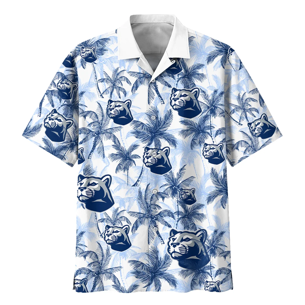 Penn State Nittany Lions Hawaiian Shirt Logo Print, Fan Lifestyle Button Shirt HVN1468PS