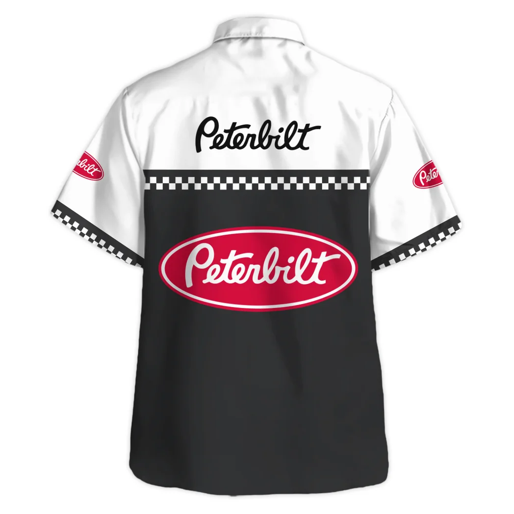 Peterbilt Hawaiian Shirt, Auto Fan Button Shirt HVN1385PE