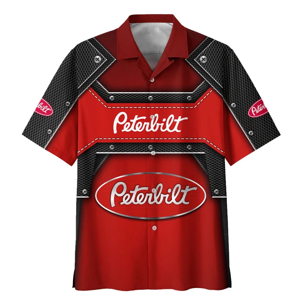 Peterbilt Hawaiian Shirt, Street-Ready Button Shirt HVN1401PE