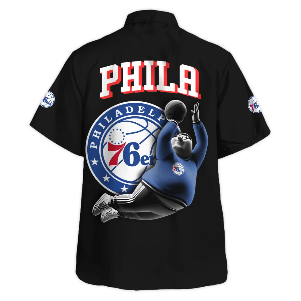 Philadelphia 76ers Hawaiian Shirt Exclusive Logo, Everyday Spirit Button Shirt HVN1530PH