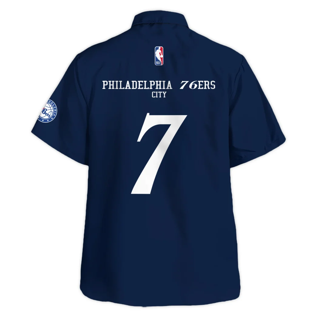 Philadelphia 76ers Hawaiian Shirt Exclusive Logo, Victory Vibe Button Shirt HVN1533PH