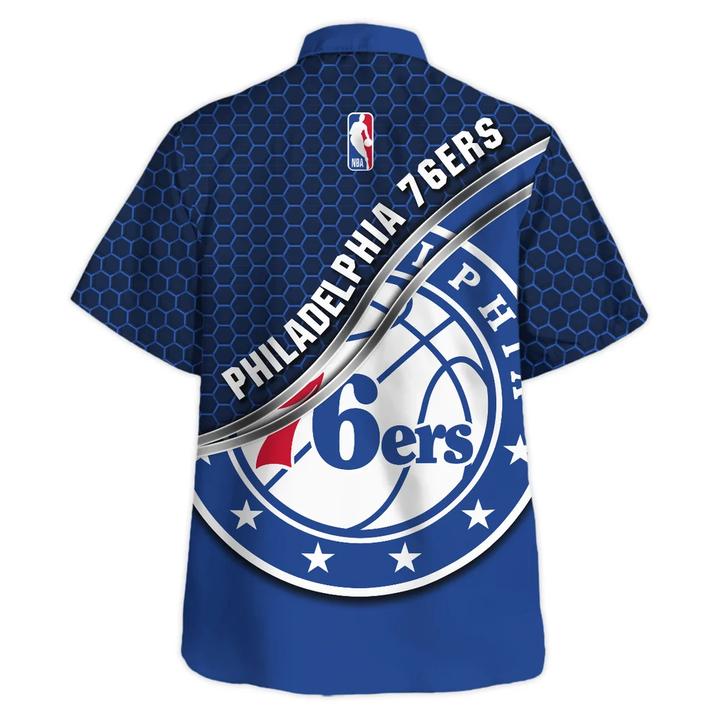 Philadelphia 76ers Hawaiian Shirt Fan Edition Design, Summer Match Button Shirt HVN1577PH