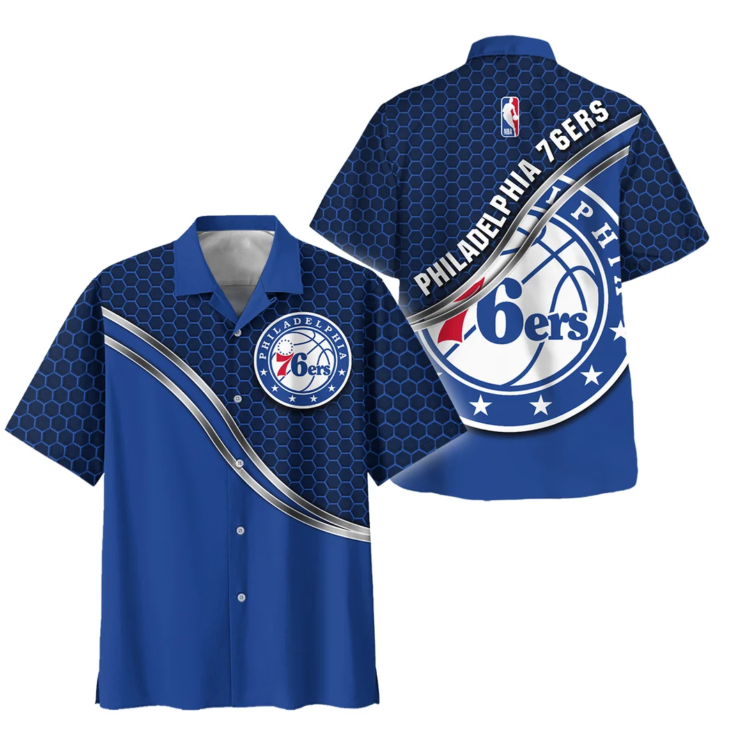 Philadelphia 76ers Hawaiian Shirt Fan Edition Design, Summer Match Button Shirt HVN1577PH