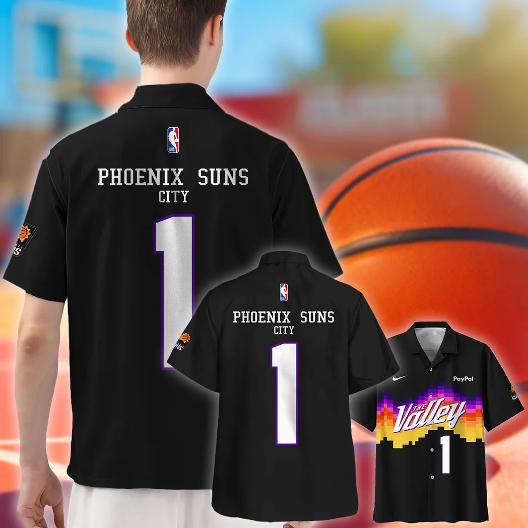 Phoenix Suns Hawaiian Shirt Exclusive Logo, Tropical Match Day Shirt HVN1533PS