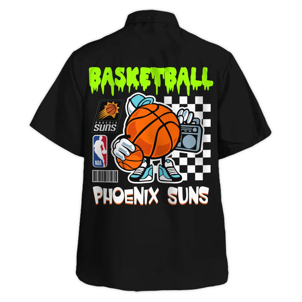 Phoenix Suns Hawaiian Shirt Exclusive Logo, Tropical Supporter Button Shirt HVN1531PS